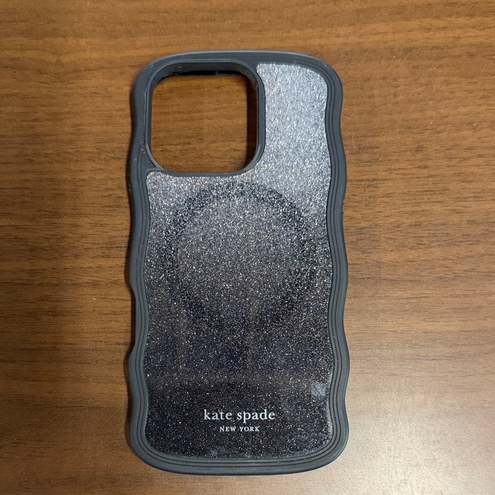 kate spade Charcoal Glitter Phone Case